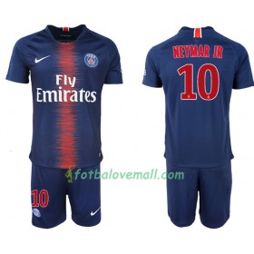 Levné Paris Saint-Germain NEYMAR JR 10 Dětské Domácí Fotbalové dresy 2018-2019 Krátký Rukáv